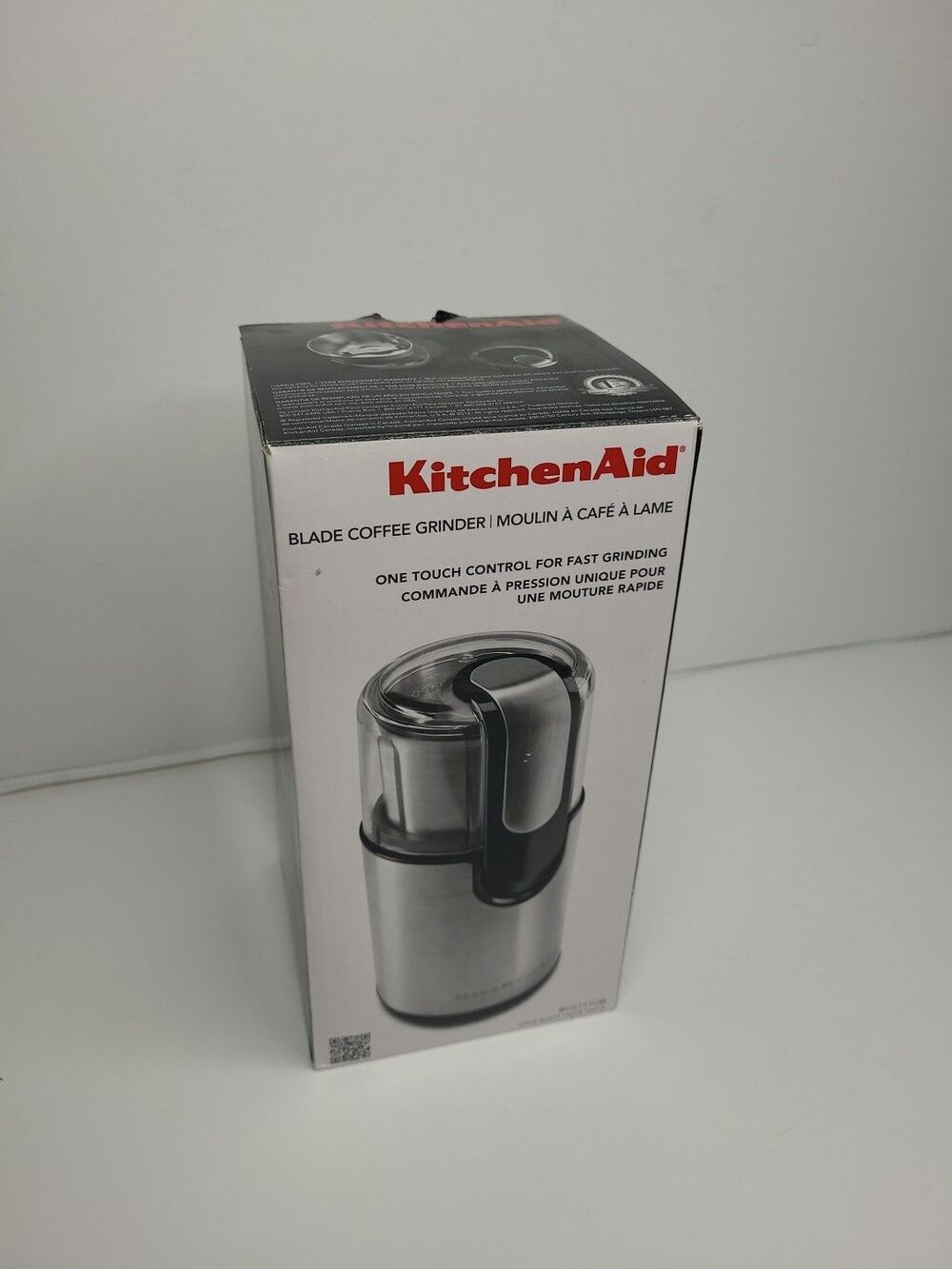 KitchenAid BCG111OB Blade Coffee Grinder, 4 oz